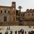 Piazza Bellini - Chiesa  di Santa Maria dell'Ammiraglio detta anche della Martorana e Chiesa di San Cataldo - Foto archivio A.Gaetani