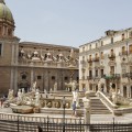 Piazza Pretoria - La monumentale fontana - Foto archivio A.Gaetani