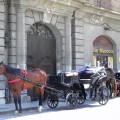 Corso Vittorio Emanuele - Calesse - Foto archivio A.Gaetani