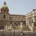 Fontana e Piazza Pretoria - foto A.Gaetan